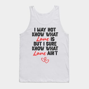 Country Love Song Lyrics Tank Top